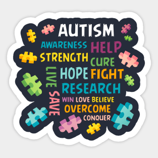 Autism Shirt Autism Awareness Shirt Autism Support Sticker